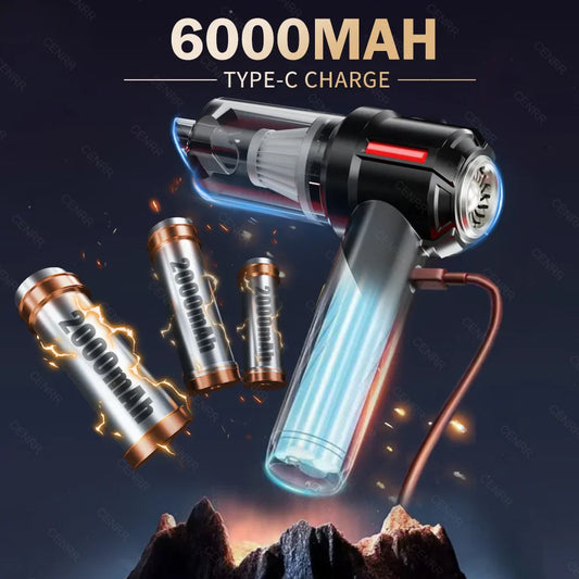 CENRR 998000PA Car Vacuum Cleaner – Strong Suction Powerful Handheld Wireless Cleaner & Mini Blower