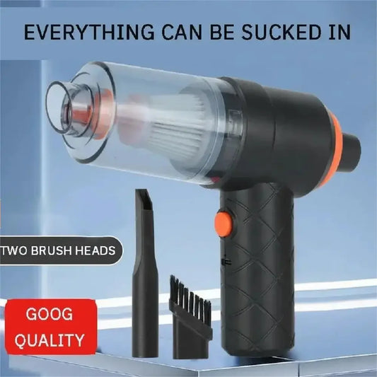Ultra High Power Car Mounted Vacuum Cleaner – Wireless Handheld Mini Cleaner for Vehicle Use